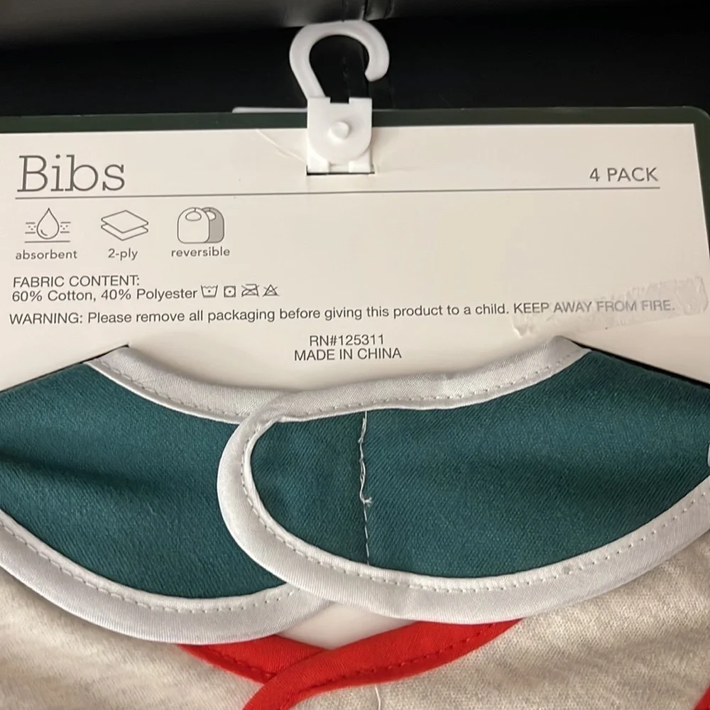 2 set - 8 pack bibs for babies